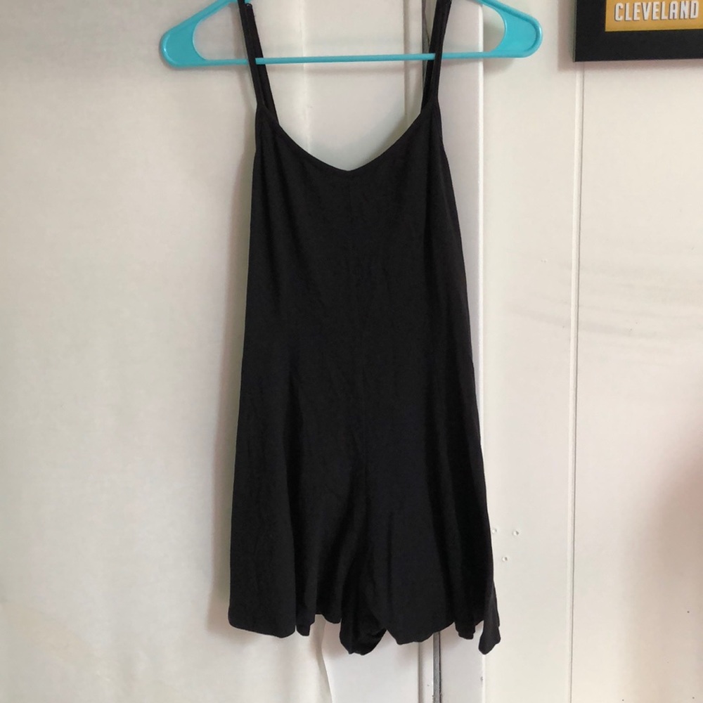 Black Tank Top Romper